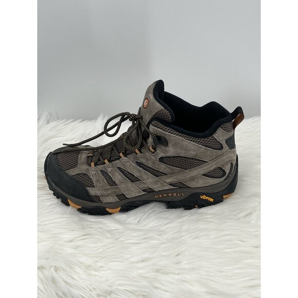 Men’s Merrell Mid-Hiking Boots Size 11.5 Wide Vibram Sole J06045W Outdoor - Picture 15 of 16